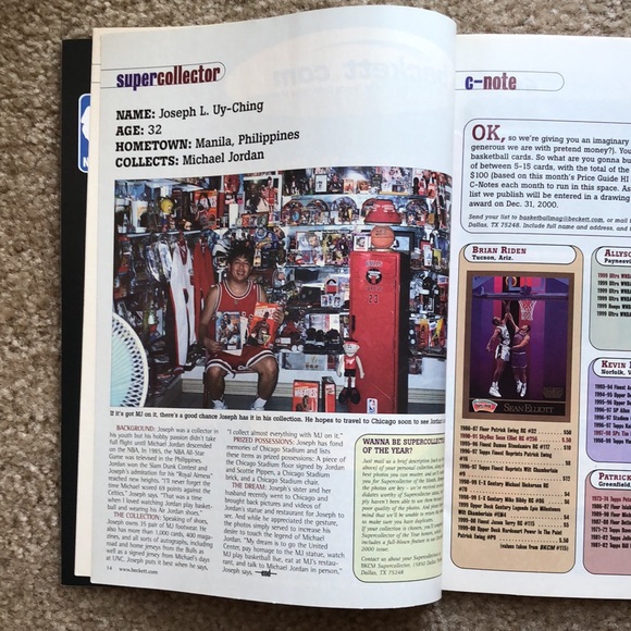 Beckett Basketball Card Monthly Magazine April 2000 Vince Carter Toronto Raptors - Picture 4 of 7